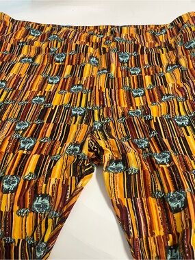 Lularoe Bright Striped Halloween Frankenstein Monster Leggings